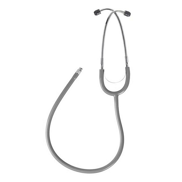 Бинауральные трубки серые с наушниками, Y-образные, с коннектором, Tristar, Riester