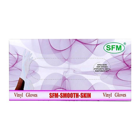 Перчатки ВИНИЛОВЫЕ  (SFM, Германия) размер S