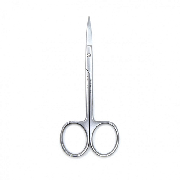 Ножницы глазные тупоконечные вертикально изогнутые 113 мм