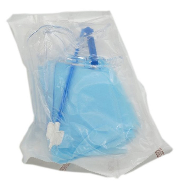 01.111.01.16.1.063 Набор гинекологический смотровой одноразовый стерильный «Ева» (Зеркало по Куско №1, ложка Фолькмана полимерная, салфетка Б-16, перчатки латексные смотровые, размер М)