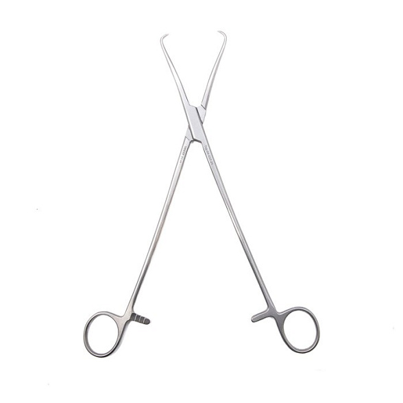 Щипцы медицинские SCHRÖDER, маточные однозубые для оттягивания тела матки, прямые, 250 мм (Щ-24р), МИЗТ