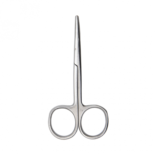 Ножницы вертикально изогнутые тупоконечные 100мм