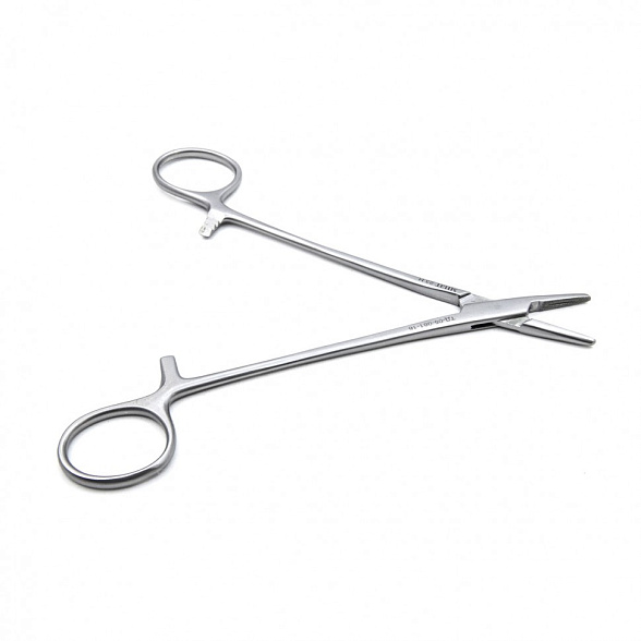 Иглодержатель MAYO-HEGAR, сосудистый, прямой, 160мм (И-10-4кр), МИЗТ