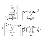 Оториноларингологическое кресло FUTURA EVO, Eurocliniс