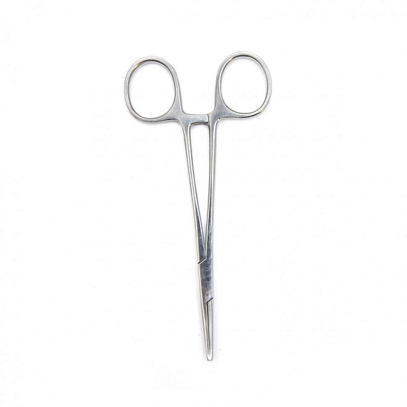 Зажим кровоостанавливающий одно- и двузубый, зубчатый, прямой для новорожденных, 125 мм. Surgiwell