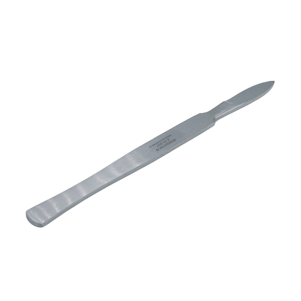 Скальпель остроконечный средний Со 150х40 (из стали 100Х13М)