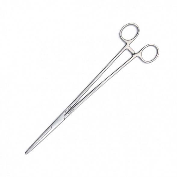 Зажим медицинский PEAN, кровоостанавливающий зубчатый, прямой, № 3, 270 мм (З-42-1р), МИЗТ