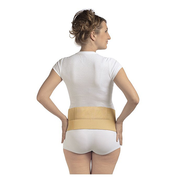 Бандаж эластичный для беременных модель 0601 размер 3 (бежевый)