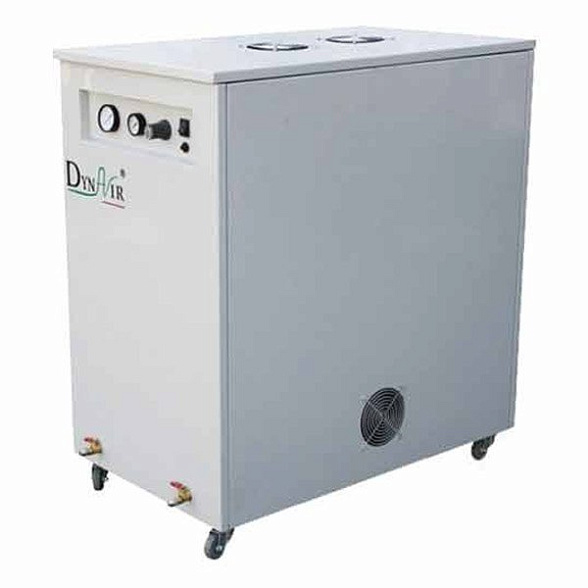 Компрессор DA7003DCS с осушителем, с кожухом, 410 л/мин, ресивер 70, безмасляный, Jiangsu Dynamic Medical Technology