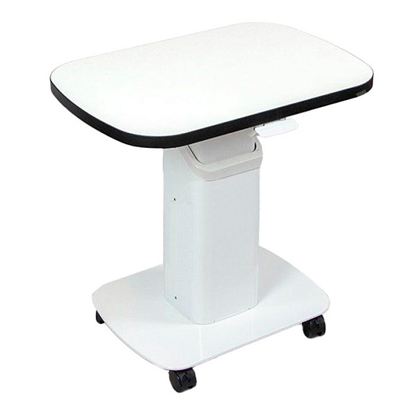 Столик приборный с электроприводом белый с черной окантовкой Stern Lift