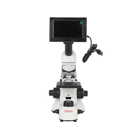 Микроскоп школьный Эврика 40х-1280х LCD цифровой, Veber