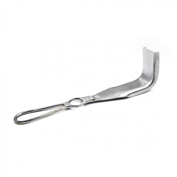 Зеркало медицинское по Дуайену №1, малое.(58х35) длина 225 мм. Surgiwell