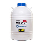 Сосуд Дьюара СДМ-47/127 с шестью канистрами Ø100мм