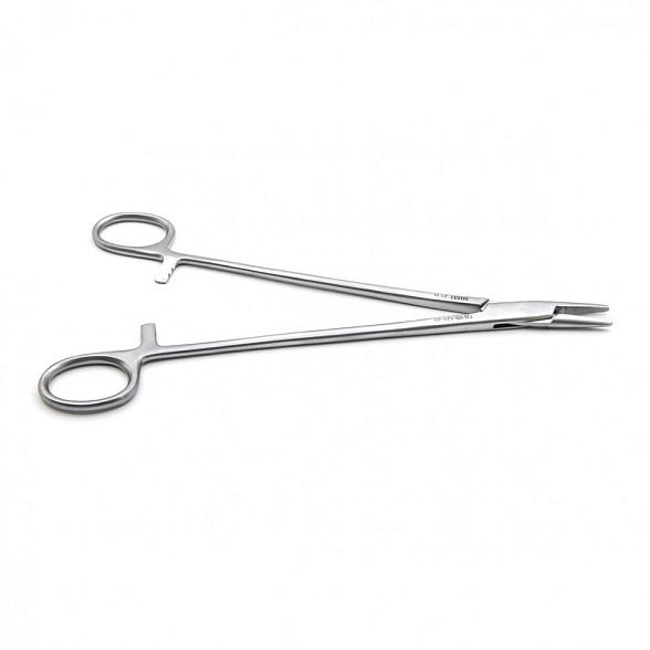 Иглодержатель MAYO-HEGAR, сосудистый, прямой, 200 мм (И-10-5р), МИЗТ