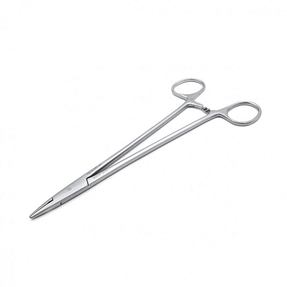 Иглодержатель MAYO-HEGAR, сосудистый, прямой, 200 мм (И-10-5кр), МИЗТ