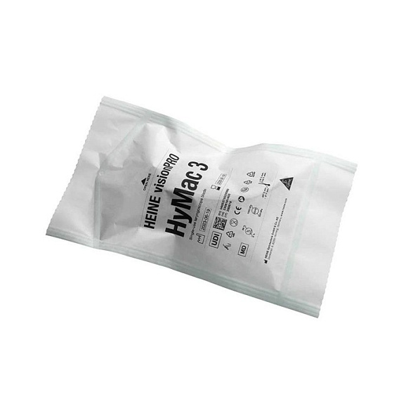 Одноразовые клинки для ларингоскопа HEINE visionPRO HyMac, размер 3 (уп/10 шт.) с более выраженной кривизной