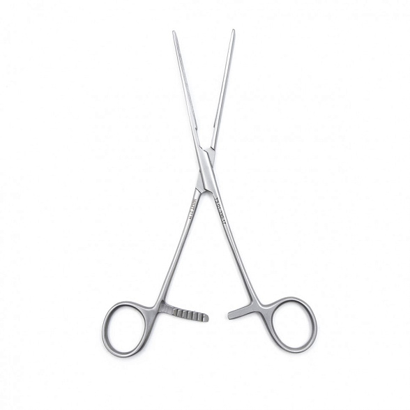 Зажим медицинский DOYEN, кишечный эластичный, для детей, прямой, 170 мм (З-40-5р), МИЗТ