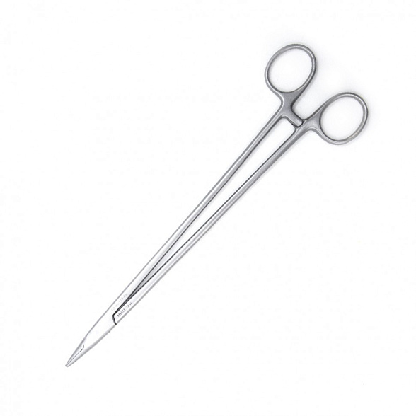 Иглодержатель MAYO-HEGAR, сосудистый, прямой, 250 мм (И-10-6р), МИЗТ