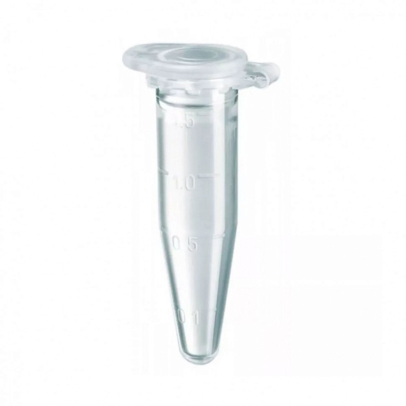 Микропробирка типа Эппендорф 1,5 мл, ПП, градуированная (500 шт/уп) для микроцентрифугирования