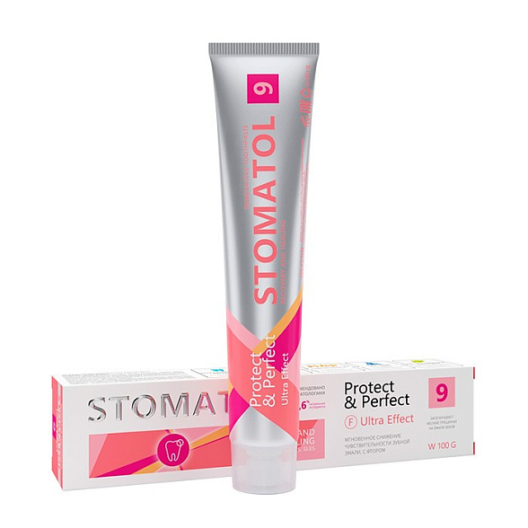 STOMATOL Зубная паста 9 Ultra Effect 100г