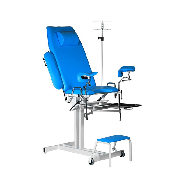 Кресло гинекологическое КГ-02   (изменение углов наклона спинки и сиденья при помощи пневмопружин)