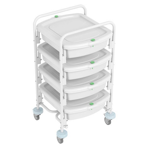 Тележка контейнерная эндоскопическая с контейнерами ТКЭ-4-КРОНТ-1