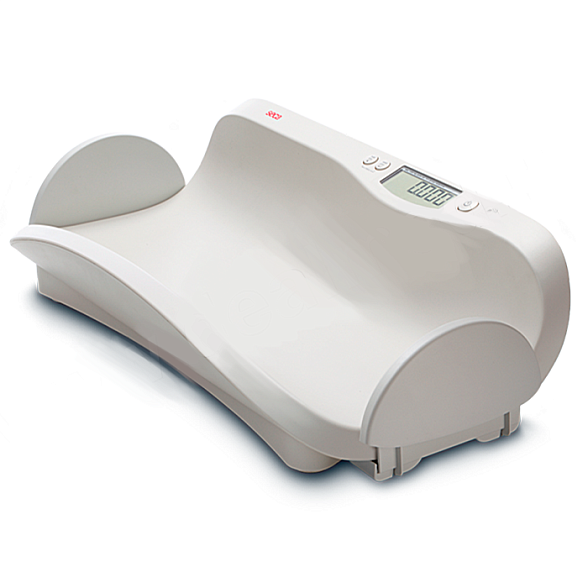 Беспроводные весы для взвешивания младенцев медицинские с очень большим лотком SECA 374