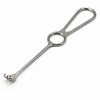 Крючок хирургический острый, трехзубый, 200 мм, Surgiwell