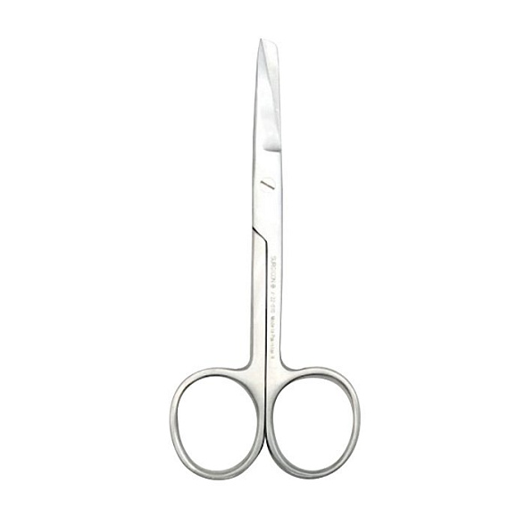 Ножницы с одним острым концом прямые детские 125мм