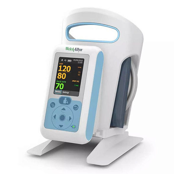 34XFST-2 Система мониторинга артериального давления ProBP3400 Welch Allyn с принадлежностями на мобильной стойке